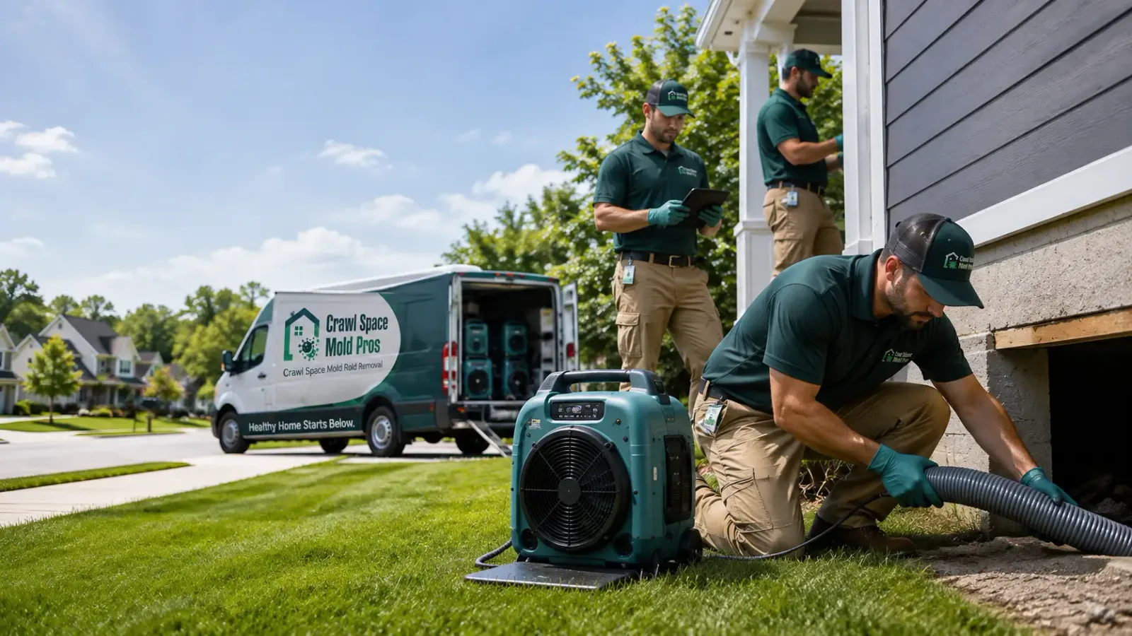 Crawl Space Mold Removal in Peckville, PA